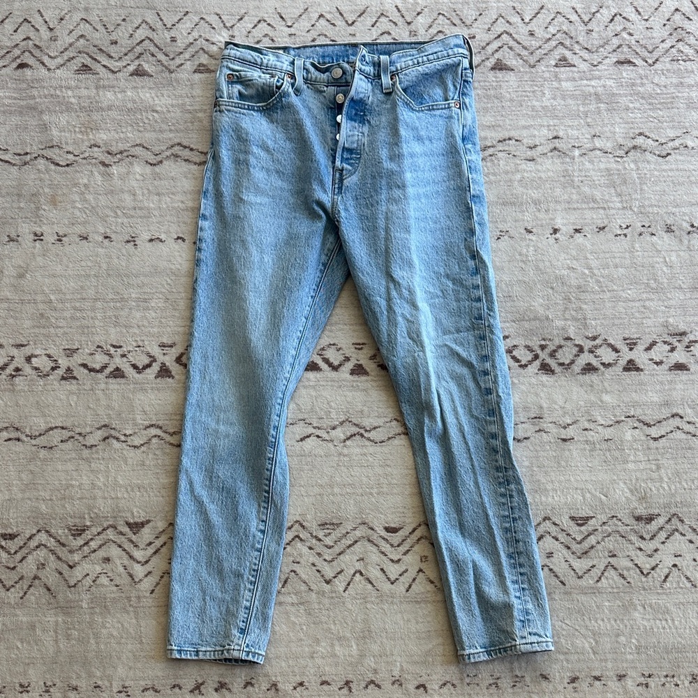 Levi's Light Blue Straight Leg Jeans